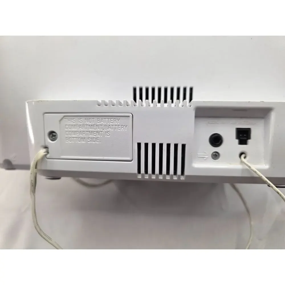 Sony ICF-CS10iP Dream Machine Clock Radio White Audio Dock TESTED